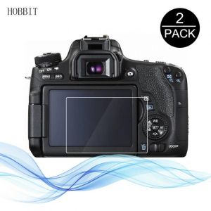 2Pcs Camera Protective Tempered Glass For Canon Rebel T3i T4i T5i T6i T6s T7i T5 T6 T7 SL2 SL1 EOS Kiss X6i X7i X8i X90 X80 X70