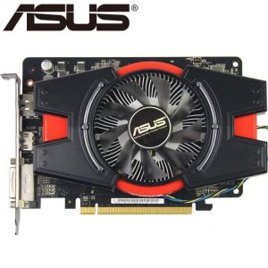 ASUS Graphics Card HD 7750 1GB 128Bit GDDR5 Video Cards for ATI Radeon HD7750 VGA Cards Used Equivalent GTX 750 GTX650 Ti