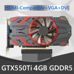 GTX550Ti Graphic Card 4GB 128bit GDDR5 NVIDIA Computer Gaming Video Cards PCI-Express 2.0 HDMI with Cooling Fan