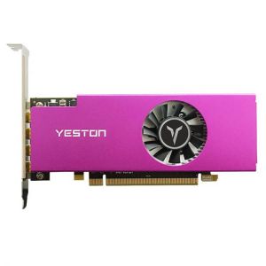 Yeston Graphics Card R7 350 2G D5 4MINIDP 6-screen Support Split Screen 750/4000MHz 2G/128bit/GDDR5 with 6 Mini DP Ports