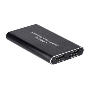 USB3.0 4K HDMI Video Capture HDMI to USB Video Capture Card Dongle Live Stream Broadcast Device Black