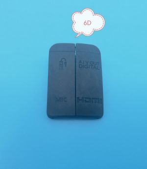 NEW USB/HDMI DC IN/VIDEO OUT Rubber Door Bottom Cover For Canon 6D 5D 5D2 5D3 40D 50D Digital Camera Repair Part