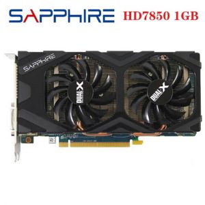 Original SAPPHIRE HD 7850 1GB Graphics Cards GPU For AMD Radeon HD7850 1GB Vide Cards Desktop PC Computer Gaming Used