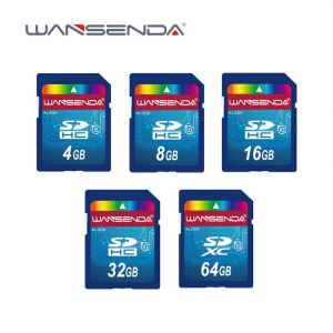 Full Size SD Card Wansenda Real Capacity 4G 8G 16G 32G 64G SD Card Memory Card for Camera Notebook Digital Devices Storage