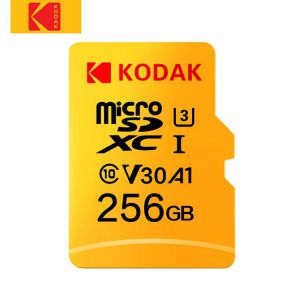 Original Kodak 256GB Micro SD card class 10 16G 32G 64GB U3 4K High Speed cartao de memoria Flash Memory Card 128gb mecard C10
