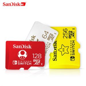 SanDisk New style micro sd card 128GB 64GB 256GB micro SDXC UHS-I memory cards for Nintendo Switch TF card  with adapter
