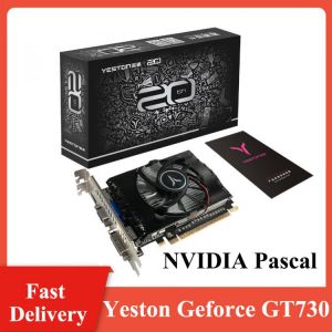 Yeston Geforce Graphic Card GT730 2G D5 VA  NVIDIA Pascal 902-5012MHz 2G/DDR5/64bit HD + VGA + DVI-D Ports for Game Dispaly Card