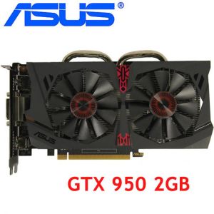 ASUS Video Card Original GTX 950 2GB 128Bit GDDR5 Graphics Cards for nVIDIA VGA Cards Geforce GTX950 Hdmi Dvi game Used