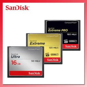 SanDisk Memory Card 128GB 64GB Compact Flash Card 32GB 16GB Extreme PRO CF Card Ultra or DSLR and HD Camcorder