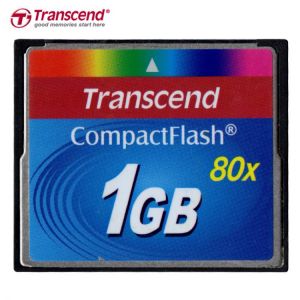 3PCS/Lots Transcend CF Memory Cards High Quality SLC 1GB 512MB Real Capacity CF Card 80X Compact Flash Machine tool Wholesale