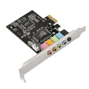 PCIE 5.1ch Sound Card converter adapter/PCI-express expand card support headset earphone add on card for PC computer /desktop