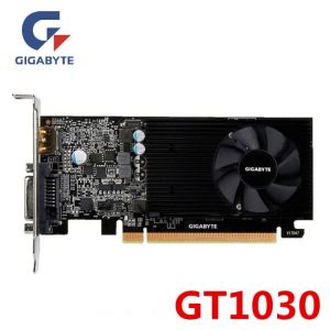 Gigabyte GT 1030 2GB Graphics Cards For nVIDIA Geforce GT1030 2GB Low Profile Video Cards Mini GPU Computer ITX MATX ATX HTPC