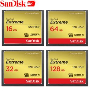 SanDisk CF Card Memory Card Extreme CompactFlash 32GB 64GB 128GB CF Card VPG-20 120MB/s For Rich 4K and Full HD Video SDCFXS