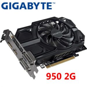 GIGABYTE GTX 950 2GB Video Card 128Bit GDDR5 Graphics Cards for nVIDIA VGA Cards Geforce GTX950 HDMI 1050TI 750 Ti 950-2GB Used
