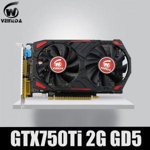 Veineda Video Card Original GPU GTX750Ti 2GB GDDR5 Graphics Cards InstantKill R7 350 ,HD6850 for nVIDIA Geforce games