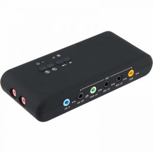 7.1 Sound Card Usb 2.0 Sound Card Cmi6206 Chipset Usb Usb Audio Device Class Spec1.0 And Usb Hid Class Spec 8 Channel Dac Output