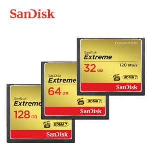 Sandisk Extreme CF Card 32G 64G 128G Memory Card UDMA-7 800X VPG-20 120MB/s Compact Flash Card For Digital Cameras/DSLR Cameras