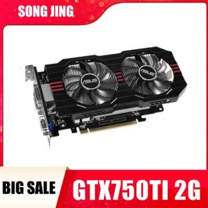 placa de video card SongJing gtx750ti 2gb 128bit gddr5 nvidia geforce graphic plates game card gpu not gxt 960 1660s 1050ti