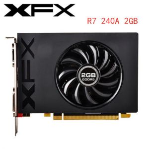 Used XFX Radeon R7 240A 2GB Video Cards GPU For AMD Radeon R7240A GDDR5 128bit Graphics Screen Cards Desktop Computer