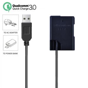 EP-5A EN-EL14a Dummy Battery DC Power AC Adapter for Nikon D3100 D3200 D3300 D3400 D3500 D5100 D5200 D5300 D5500 D5600 DF Camera