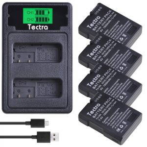 4PCS 1500mAh EN-EL14 EN-EL14A ENEL14 Battery for Nikon D3100 D3200 D3300 D3400 D3500 D5600 D5100 D5200 P7000+LCD Battery Charger