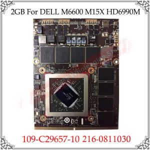 Original HD 6990M HD6990M 2GB Video Card For DELL M6600 M15X HD 6990 HD6690 109-C29657-10 216-0811030 Display Graphic GPU Card