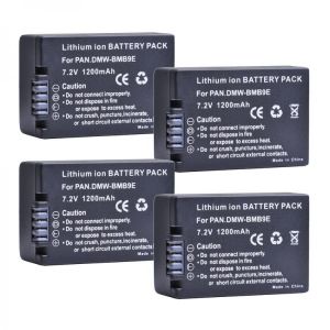 1200mAh DMW-BMB9 Battery for Panasonic Lumix DMC FZ40K FZ45K FZ47K FZ48K FZ60 FZ70 FZ80 FZ100.