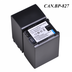 2Pcs 3400mAh BP-827 BP827 BP-808 BP-809 BP-819 Battery for Canon HG31 XA10 HF20 HF10 HF100 HF100E HG20 HG21 HF11 HFS100, BP 827