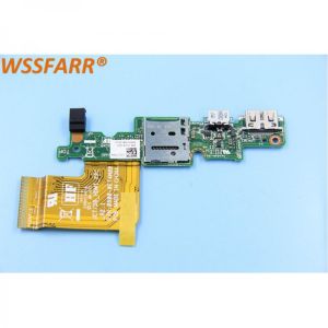 Original FOR DELL FOR Venue 11 Pro 7130 7139 T07G Micro USB HDMI Charge port Interface Board W Cable R26KY 0R26KY 100% tested ok