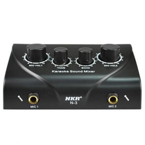 NKR o Mixer Microphone Webcast Entertainment Streamer Live Sound Card for Phone Computer