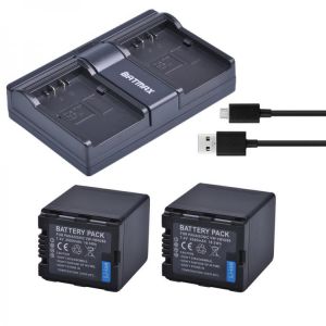 Batmax 2pcs VW-VBN260 VBN260 Camera Battery+Charger for Panasonic HC-X800 HC-X810 HC-X900 HC-X910 HC-X920 HC-X920M HDC-HS900