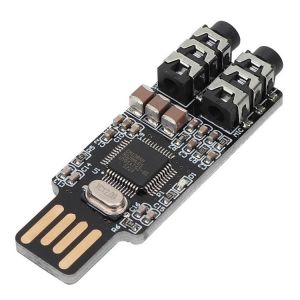 New VHM-303 Drive-Free USB Sound Card Chip Computer External Sound Card Module CM108 Chip for WIN2000/WINXP/WIN3003 High Quality
