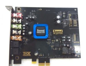 Used,For  Creative 5.1 Fiber Recon3D sound card SB1350  quad-core ultra(HIFI)