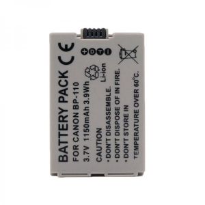 WHCYonline 1150mAh BP-110 BP 110 BP110 Camera Battery For Canon HFR206 R21 R20 R200 R28 R26