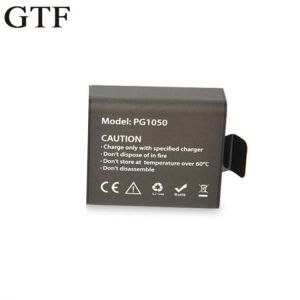 Rechargeable battery for action camera, gtf 3.7v pg1050mah, for eken h9 h9r h3 h3r h8r sj4000 sjcam sj5000 m10 sj5000x