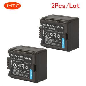 JHTC 1500mAh Camera Battery For Panasonic VW-VBG070 VW-VBG130 VW-VBG260 SDR-H20 SDR-H28 SDR-H258 HDC-SD1 2pcs