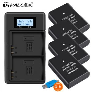 EN-EL14 EN-EL14A ENEL14 EN EL14 Battery for Nikon D3100 D3200 D3300 D3400 D3500 D5600 D5100 D5200 P7100 P7200 P7800+LCD Charger