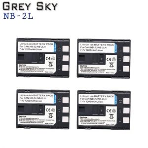 4pcs 1200mAh NB-2L batteries NB-2LH NB-2L NB2L NB 2L E160814 Battery for CANON camera 350D 400D G7 G9 S30 S40 z1 + LCD charger