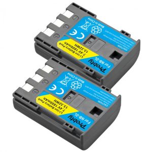 2Pcs Probty NB-2LH NB-2L NB 2L ReChargeable Battery for Canon PowerShot S80 S70 S60 S50 S45 S40 S30 G9 G7 DC420 DC410 Camera
