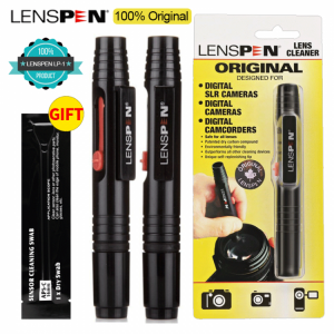 Genuine LENSPEN LP-1 Camera Lens Pen Clean Kit With Air Duster Brush CCD Cleaning Cloth Swab For Canon Camcorder VCR Slr