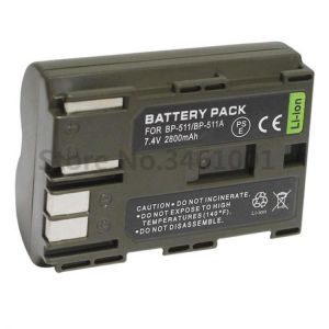 BP-511A BP511 BP 511A Camera Battery for Canon G6 G5 G3 G2 G1 EOS 300D 50D 40D 30D 20D 5D Digital Camera