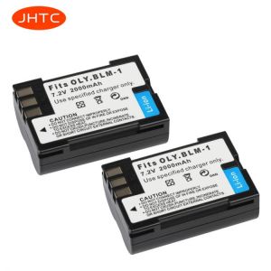 JHTC 2000mAh PS-BLM1 BLM-1 BLM1 Camera Battery For Olympus C-5060 C-7070 C-8080 E-30 E-300 E-330 E-500 E-510 E-520 E3 2pcs