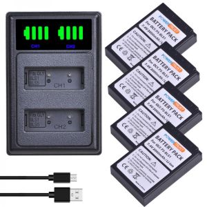 2000mAh BLS-1 BLS1 Battery and Charger for Olympus PS-BLS1 PEN E-PL1 E-PM1 EP3 EPL3 Evolt E-420 E-620 E-450 Digital SLR Cameras