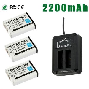 2200mah NP-95 NP 95 NP95 Li-ion Battery and LCD Li-ion Charger For FUJIFILM F30 F31 F30fd F31fd 3D W1 X100T X100S X100 X-S1 3DW1
