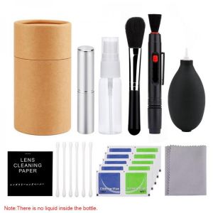 Professional Camera Cleaning Kit Lens Cleaning Kit with Air Blower Cleaning Pen Cleaning Cloth for Camera Mobile Phone Laptop