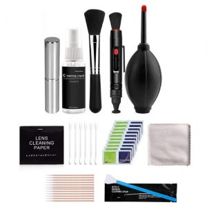 Camera Cleaning Kit Sensor Cleaning Kit with Air Blower APS-C Cleaning Swabs Cleaning Pen Cleaning Cloth for Camera Phone Laptop