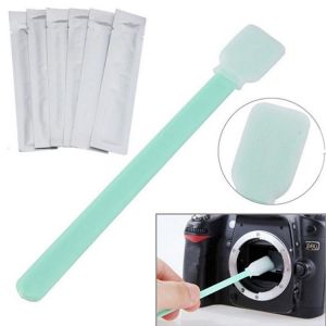 6pcs Lens Care Cleaning Swab DSLR Digital CCD CMOS Cleaner Camera Frame Cleaning Kit APS-C Sensor