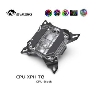 Bykski CPU Water Block for INTEL LGA1700 1151 1155 2011 X99 or AMD AM3 AM4 Support /4PIN RGB /SNCY Motherboard  CPU-XPH-T8