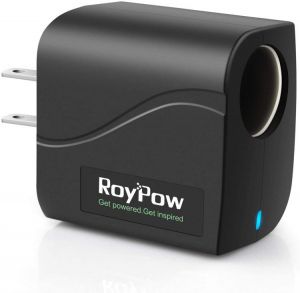 all in one place ביתית RoyPow AC to DC Converter Power Supply Transformer 2A/24W AC/DC Adapter 110V/120V to 12V Car Cigarette Lighter Socket, Not for Pum