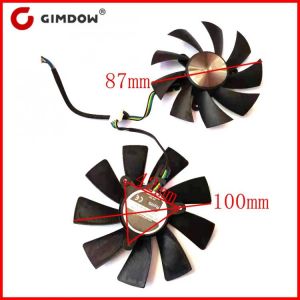 GAA8S2U GA92S2H P102 P104 100mm 87mm 4pin for ZOTAC GeForce RTX2070 2080TI GTX1060 1070TI 1080 1080TI graphics card fan